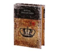 TingHaoO Bibliothèque décorative rétro en bois élégante d'inspiration européenne, accessoires de photographie pour la maison, le bureau, faux ornement de placard européen