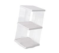 TingHaoO Bibliothèque rotative à 360 degrés à plusieurs niveaux pour petit coin dans les chambres et les salons