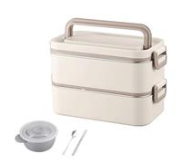 TingHaoO Boîte à lunch pratique pour étudiant - Boîte de rangement alimentaire en acier inoxydable 304 - Boîte de pique-nique étanche