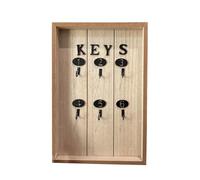 TingHaoO Boîte de rangement murale en bois pour maison et bureau