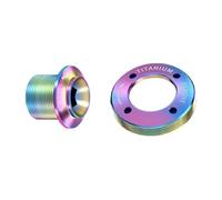 TingHaoO Boulons pour vélos de route, chaîne de roue à vis fixes, boulons de pédalier de vélo de route, pièces à vis pour VTT