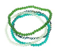 TingHaoO Bracelets de perles colorées élastiques multicouches - Accessoire de bijoux tendance - Styles uniques pour un usage quotidien élégant - Accessoire de mode pour femme, taille unique, Comme