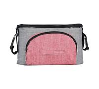 TingHaoO Caddys étanches avec porte-gobelet universels pour poussettes de bébé, accessoires pour la plupart des organiseurs, gris, One Size