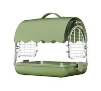 TingHaoO Cage de transport compacte en acrylique pour petits animaux de compagnie