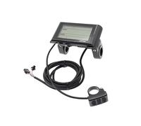 TingHaoO Compteur de vitesse de vélo électrique avec écran LCD pour 24 V 36 V 48 V Utilisation de vélos Scooter Instrument de contrôle de vitesse