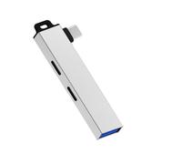 TingHaoO Convertisseurs de type C légers avec port USB supplémentaire pour une utilisation sur différents systèmes d'exploitation Hub de type C