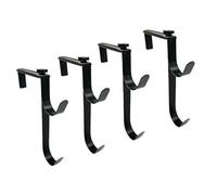 TingHaoO Crochet de piscine facile à installer en métal pour bâtons de skimmer support gain de place accessoires de natation cintre fournitures de stockage