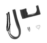 TingHaoO Demi-étui en cuir et sangles de poignet pour appareil photo XM5 offrant protections et portabilité protections d'appareil photo portable, Noir , Beauté de masse