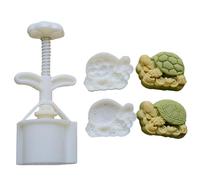 TingHaoO Ensemble de moules à gâteau multifonctions en forme de tortue pour la fabrication de desserts