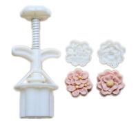 TingHaoO Ensemble de moules traditionnels en forme de rose pour gâteaux et desserts - Parfaits pour les pâtisseries - Démoulage facile