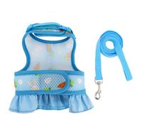 TingHaoO Ensemble harnais et laisse réglables pour petits animaux - Motif carotte