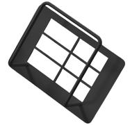 TingHaoO Étagère murale en fer pour équipement, design portable, maison, bureau, dortoir, organisation sans outil nécessaire, support de rangement mural