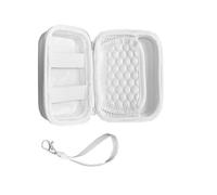 TingHaoO Étui rigide étanche pour appareil photo, casque, sac de rangement de voyage avec poches intérieures, coque rigide portable, blanc