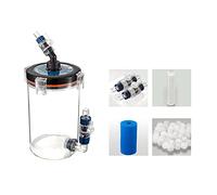 TingHaoO Filtre externe pour seau d'aquarium avec éponge Bio-Ball raccords pas de filtration biologique silencieuse Filtre externe pour aquarium