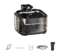 TingHaoO Fontaine à eau rechargeable par USB pour animaux domestiques avec batterie 5000 mAh - Grande capacité de 4,5 l - Fonctionnement silencieux - Pour petits chiens et chats - Rechargeable par USB