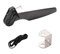 TingHaoO Gouvernail de pêche en nylon avec corde, commande au pied, systèmes de direction pour canoës, bateaux, kayak, partie de direction durable