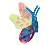 TingHaoO Grande pince à cheveux papillon - Tendance - Jolie décoration - Barrettes de princesse - Outil de coiffure - Ornements