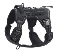 TingHaoO Harnais de dressage réglable pour chien - Ceinture de marche pour chiens de grande et petite taille - Harnais multicolore avec poignée pour grands chiens