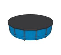 TingHaoO Housses de piscine coupe-vent adaptées aux piscines terrestres résistantes aux déchirures et à la décoloration avec cliquets améliorés pour une utilisation en extérieur