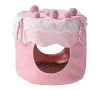 TingHaoO Lit balançoire pour oiseaux - Facile à suspendre - Pour cage - Respirant - En forme de gâteau - Hamac d'hiver chaud pour perroquets