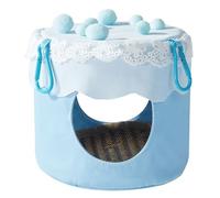 TingHaoO Lit balançoire pour oiseaux - Facile à suspendre - Pour cage - Respirant - En forme de gâteau - Hamac d'hiver chaud pour perroquets