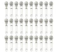 TingHaoO Lot de 100 petits pendentifs en forme de micro - Accessoires de fabrication de bijoux - Texture en alliage - Convient pour la fabrication de bijoux et les travaux manuels - Accessoires de