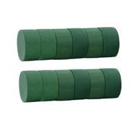 TingHaoO Lot de 12 blocs ronds en mousse avec rétention d'eau élevée pour décoration de mariage, décoration d'intérieur et arrangements floraux