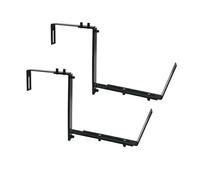 TingHaoO Lot de 2/4 supports de jardinières réglables pour jardinières à suspendre au mur