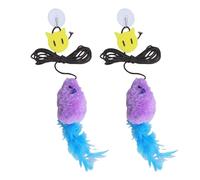 TingHaoO Lot de 2 jouets pour chats à suspendre à une porte pour intérieur ennui et réduire l'anxiété