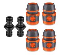 TingHaoO Lot de 4 raccords de tuyau d'arrosage pratiques pour jardin familial avec 2 raccords d'extension supplémentaires pour arroseurs agricoles