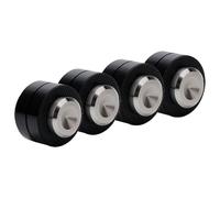 TingHaoO Lot de 4 tapis d'isolation anti-vibrations pour améliorer les scènes sonores avec coussinets de haut-parleurs