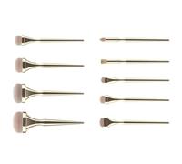 TingHaoO Lot de 9 pinceaux multifonctionnels en fibre synthétique pour les techniques de maquillage délicates