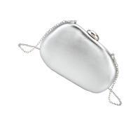 TingHaoO Minis Sac de soirée pour femme, sac à main tendance, cartable, pochettes, sacs à bandoulière, sacs à main à bandoulière pour femmes, Argenté., One Size