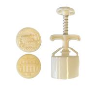 TingHaoO Moule à pâtisserie chinoise en plastique ABS pour les amateurs de pâtisserie pressés à la main, accessoire de pâtisserie