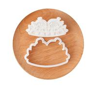 TingHaoO Moules à dessert amusants - Tampon à biscuits - Coffre-fort et moules pour la famille, les étudiants et les enfants - Créativité créative