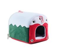 TingHaoO Nids perméables pour chinchillas et lapins adorables maisons pour hamster chinchillas pour cages à oiseaux