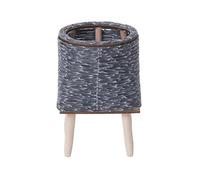 TingHaoO Panier de fleurs en rotin tressé pour intérieur et extérieur - Pour bonsaïs et décorations de plantes