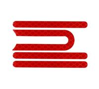 TingHaoO Panneau latéral réfléchissant de protection imperméable pour une meilleure résistance aux rayures et équipement de cyclisme de nuit