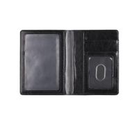 TingHaoO Passeports légers en cuir synthétique organisé avec motif en relief, pochettes de voyage pratiques pour un rangement soigné et sûr des documents, essentiels pour les voyages d'affaires, Noir