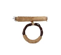 TingHaoO Perchoir naturel pour oiseaux - Jouet à mâcher pour perroquets