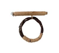 TingHaoO Perchoir naturel pour oiseaux - Jouet à mâcher pour perroquets