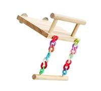 TingHaoO Perchoir pour animal domestique - Jouet à mâcher pour grincer les dents - Jeu amusant pour perruches - Accessoires pour perroquets