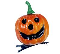 TingHaoO Pince à cheveux délicate en forme de citrouille souriante pour Halloween, fête, cosplay, accessoire de costume