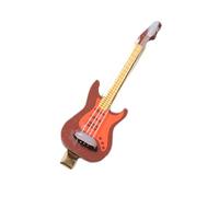 TingHaoO Pince à cheveux imitation guitare années 2000 élégante basse plate pince à cheveux classique guitare élégante pour bouquets