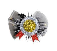 TingHaoO Pince à cheveux pour étudiant en maille pour remise de diplôme, chapeau de célibataire, décoration de cheveux pour fête de remise de diplôme