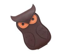 TingHaoO Pochettes pour médiators de guitare - Sac de médiators - Étui en cuir synthétique, marron