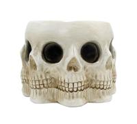 TingHaoO Pot de fleurs en forme de tête de mort pour intérieur et extérieur - Pour plantes grasses - Pots de fleurs - Décorations de jardin