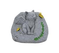 TingHaoO Pots de fleurs commémoratifs pour animaux de compagnie en plein air personnalisés pour animaux de compagnie - Pots de jardin durables et magnifiquement conçus pour la tombe