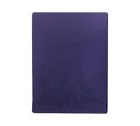 TingHaoO Protecteurs de passeports efficaces avec carte du monde interactive brodée, étui de passeports pour voyage, Mileposts, broderie, porte-passeport pour voyageur, bleu, Taille unique