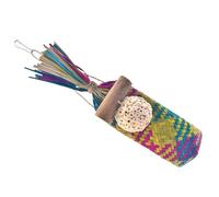 TingHaoO Puzzle de déchirure d'oiseau coloré - Jouet à mâcher pour diverses cages à oiseaux - Jouet suspendu pour perroquet